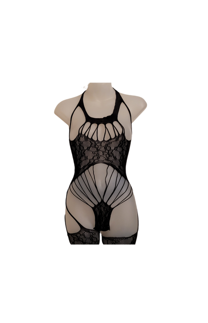 Deep Love Black Body Stocking Bodysuit