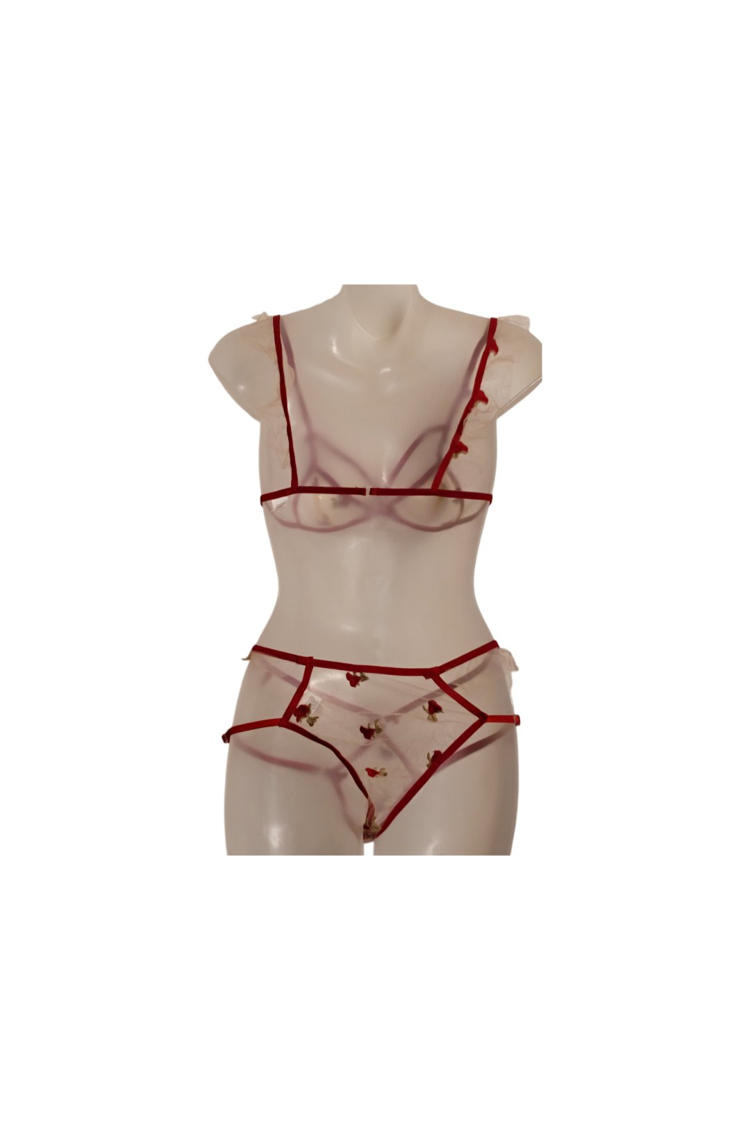 Sweet Cinnamon Floral Bra Panty Set