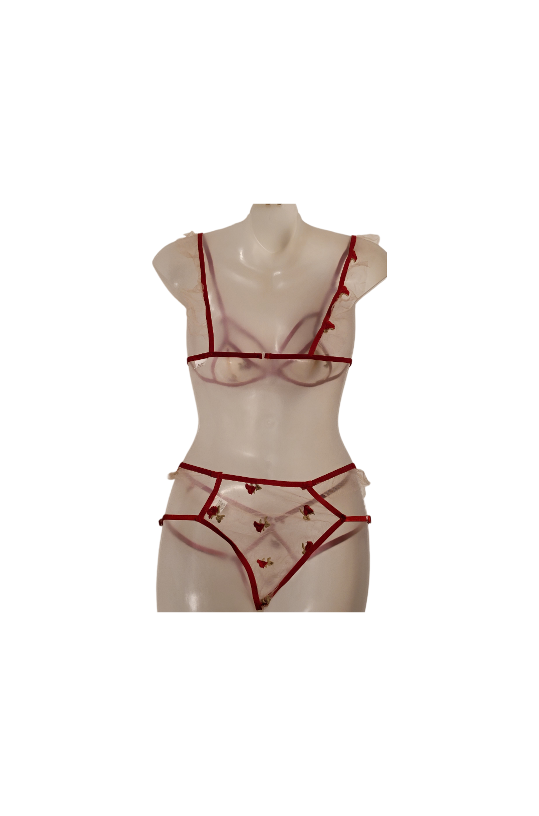 Sweet Cinnamon Floral Bra Panty Set